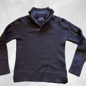 Charles Tyrwhitt Mens Wool Sweater Quarter Zip Size Medium